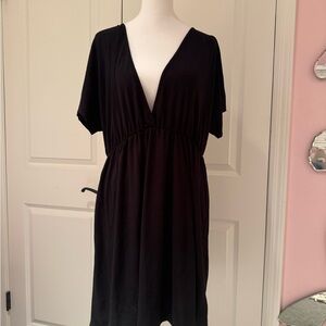 Elegant Black Swim Coverup